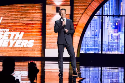 Seth Meyers mocks CBS, Peacock and Netflix at NBCUniversal upfront