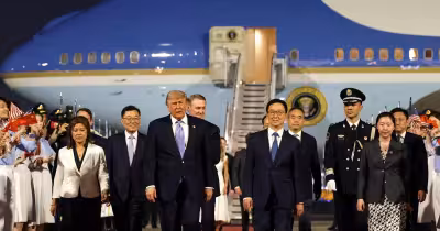 L'essentiel: Trump arrive en Chine pour un sommet décisif avec Xi Jinping